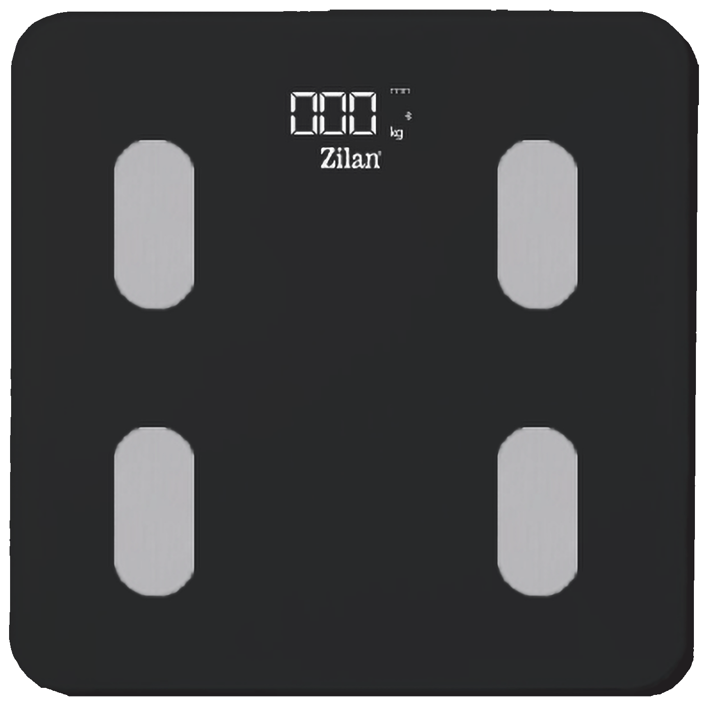 Pametna osobna vaga ZILAN, tjelesna, do 180 kg, LED zaslon, Bluetooth - ZLN8980-0