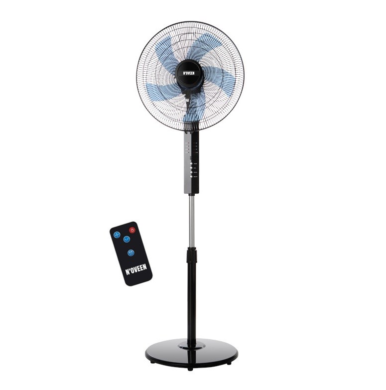 Ventilator N'OVEEN F455 16"/40 cm s daljinskim upravljačem, crna boja-0