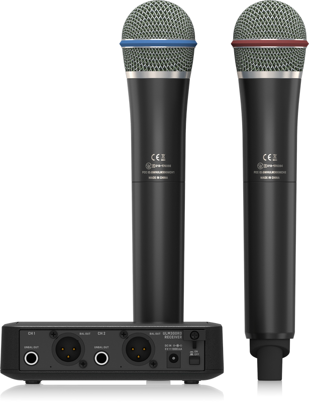 Behringer ULM302MIC - Mikrofon bezprzewodowy 2,4 GHz podwójny-3