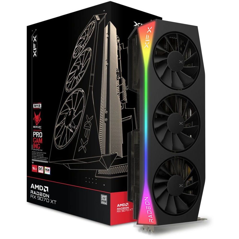 Grafička kartica XFX Mercury RX 9070XT OC RGB 16-3