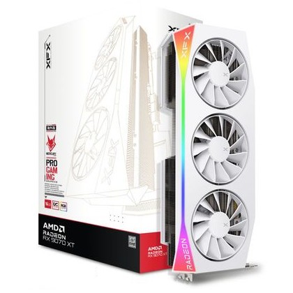 Grafička kartica XFX Mercury RX 9070XT OC White G RGB 16 (16 GB GDDR6, RGB osvjetljenje)-4