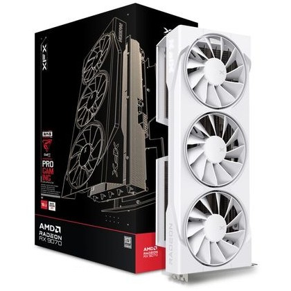 Grafička kartica XFX Swift RX 9070 White 3-FAN GAM E 16G-4