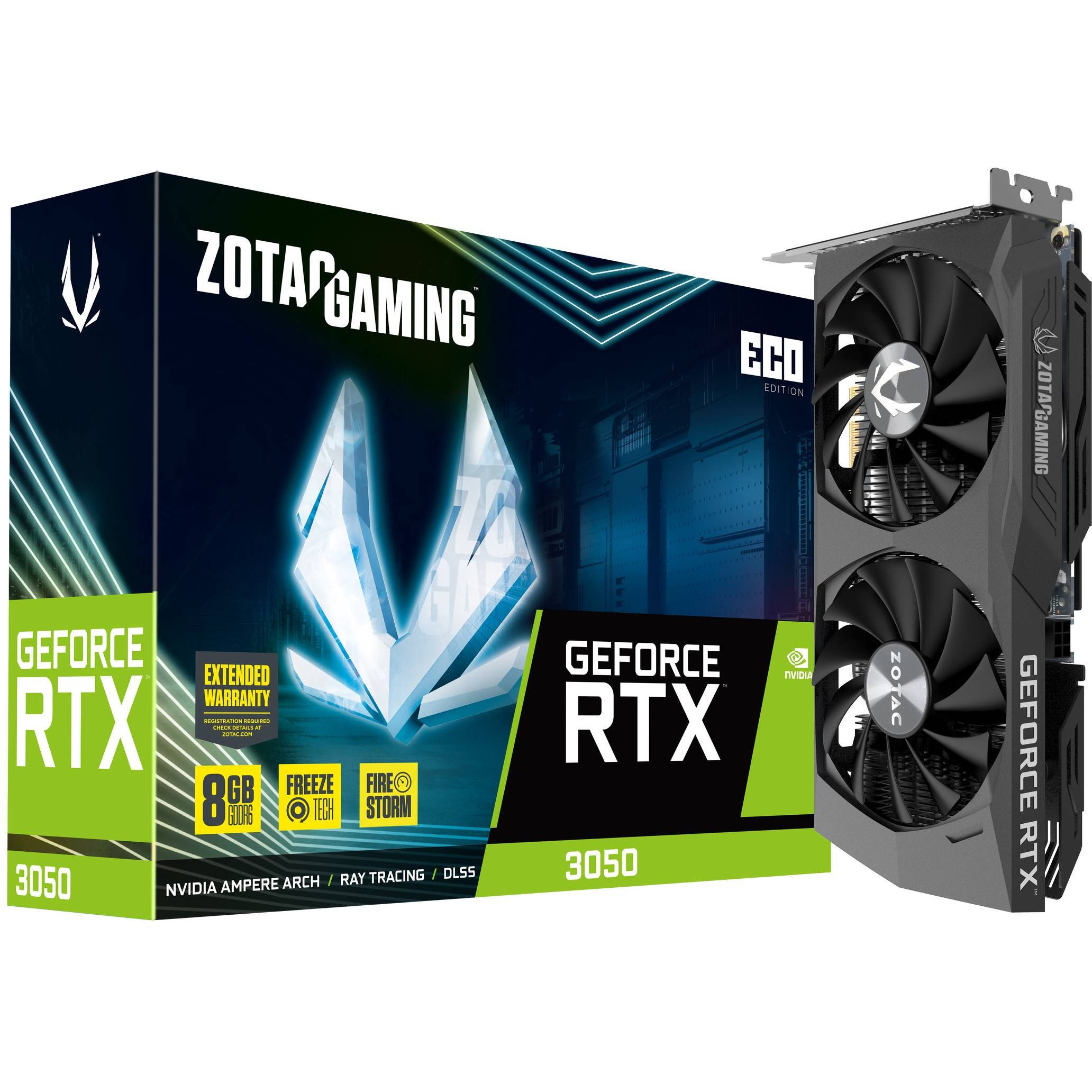 Grafička kartica ZOTAC GAMING GeForce RTX 3050 Eco 8 GB GDDR6-7