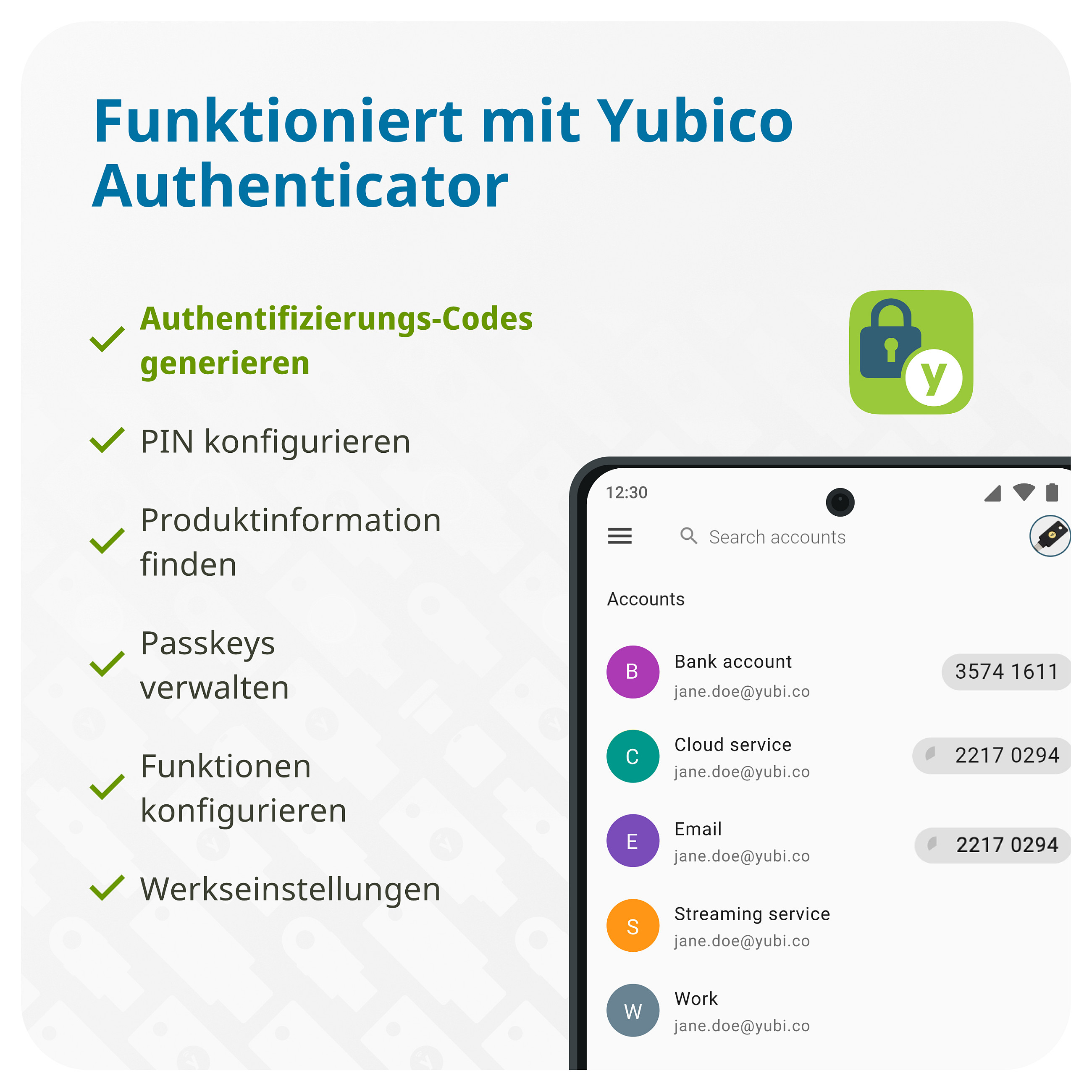 USB sigurnosni ključ YUBICO YUBIKEY 5C (USB-C)-2