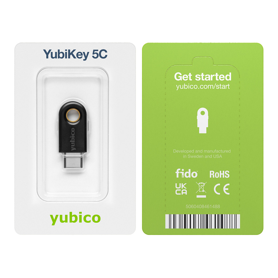USB sigurnosni ključ YUBICO YUBIKEY 5C (USB-C)-4