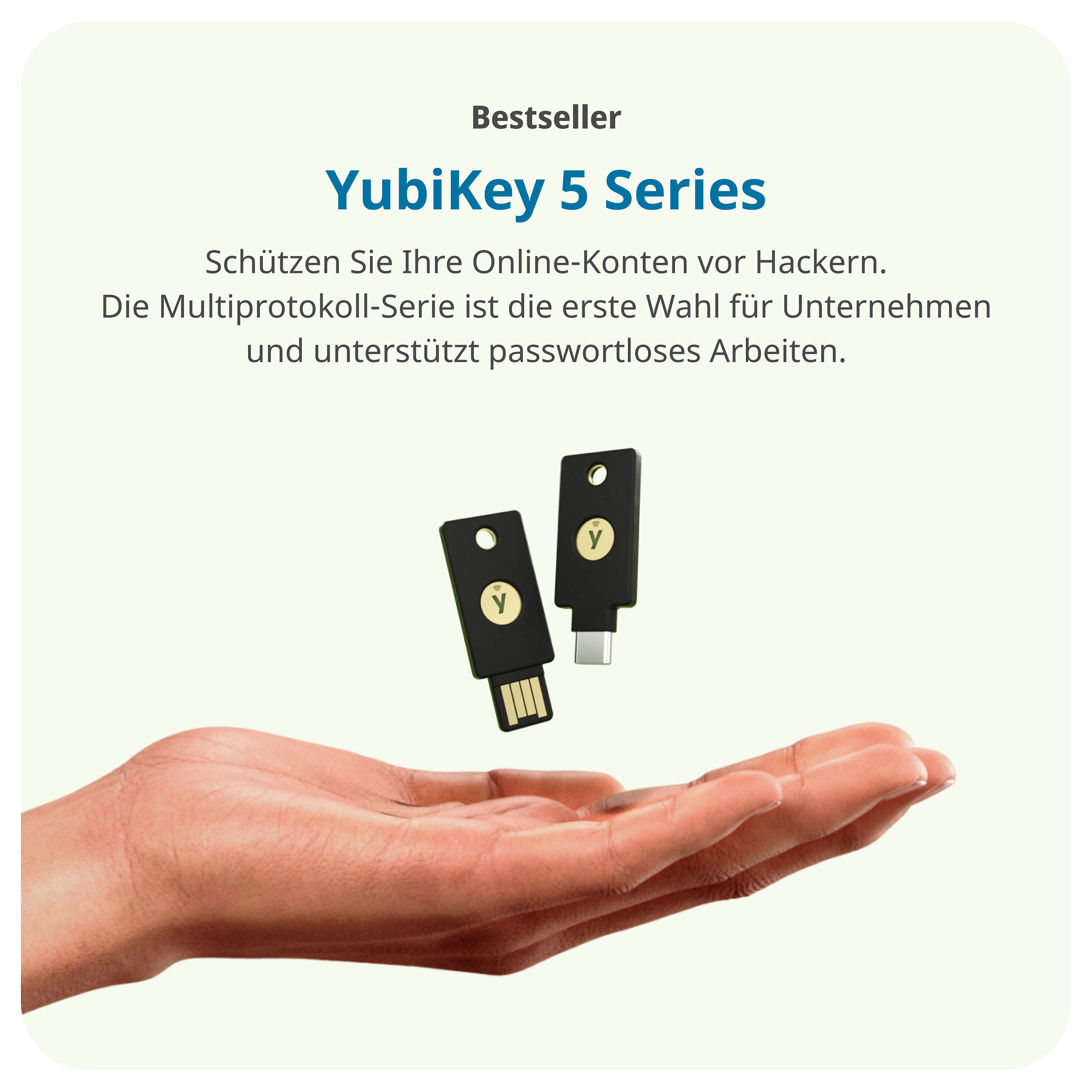 USB sigurnosni ključ YUBICO YUBIKEY 5C (USB-C)-8