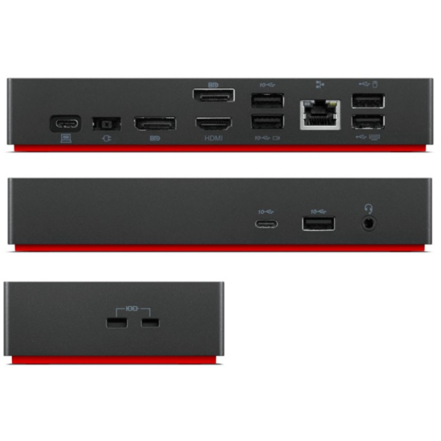 Adapter LENOVO ThinkPad Universal USB-C Wired USB 3.2 Gen 1 crna boja-1