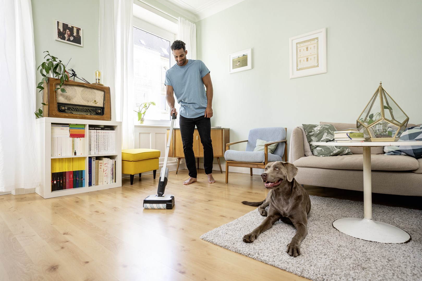 Kärcher FC 2-4 Electric broom Battery Dry&wet Bagless Black, Grey, White 2.5 Ah-9