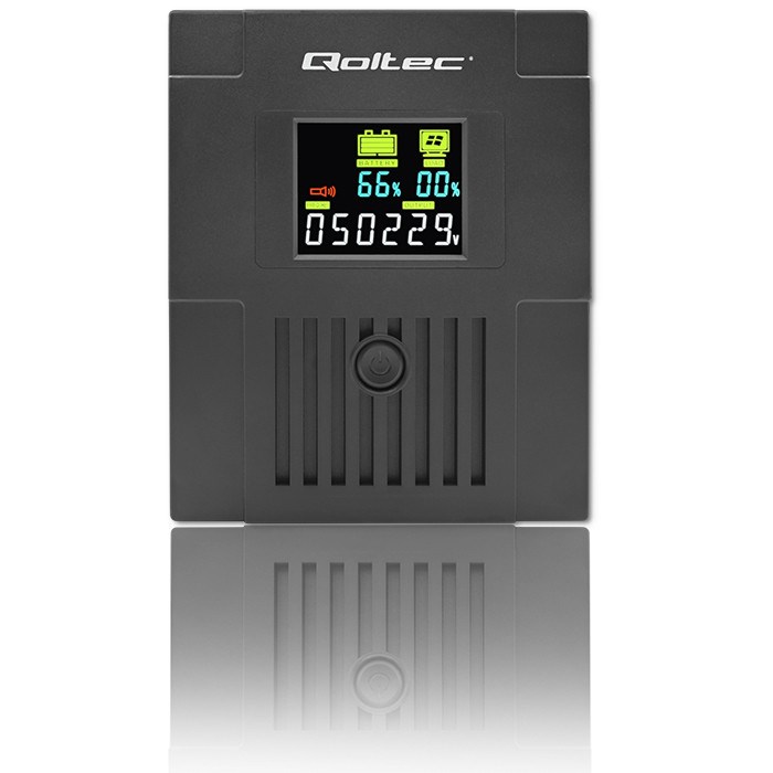 UPS Neprekidno napajanje QOLTEC Monolith 1000VA 1000W (On-line, LCD, Čisti sinusni val, USB/SNMP)-5