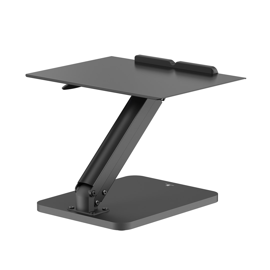 Stalak za monitor ili laptop MACLEAN MC-493 (plinska opruga, za rad stojeći i sjedeći, crna boja)-2