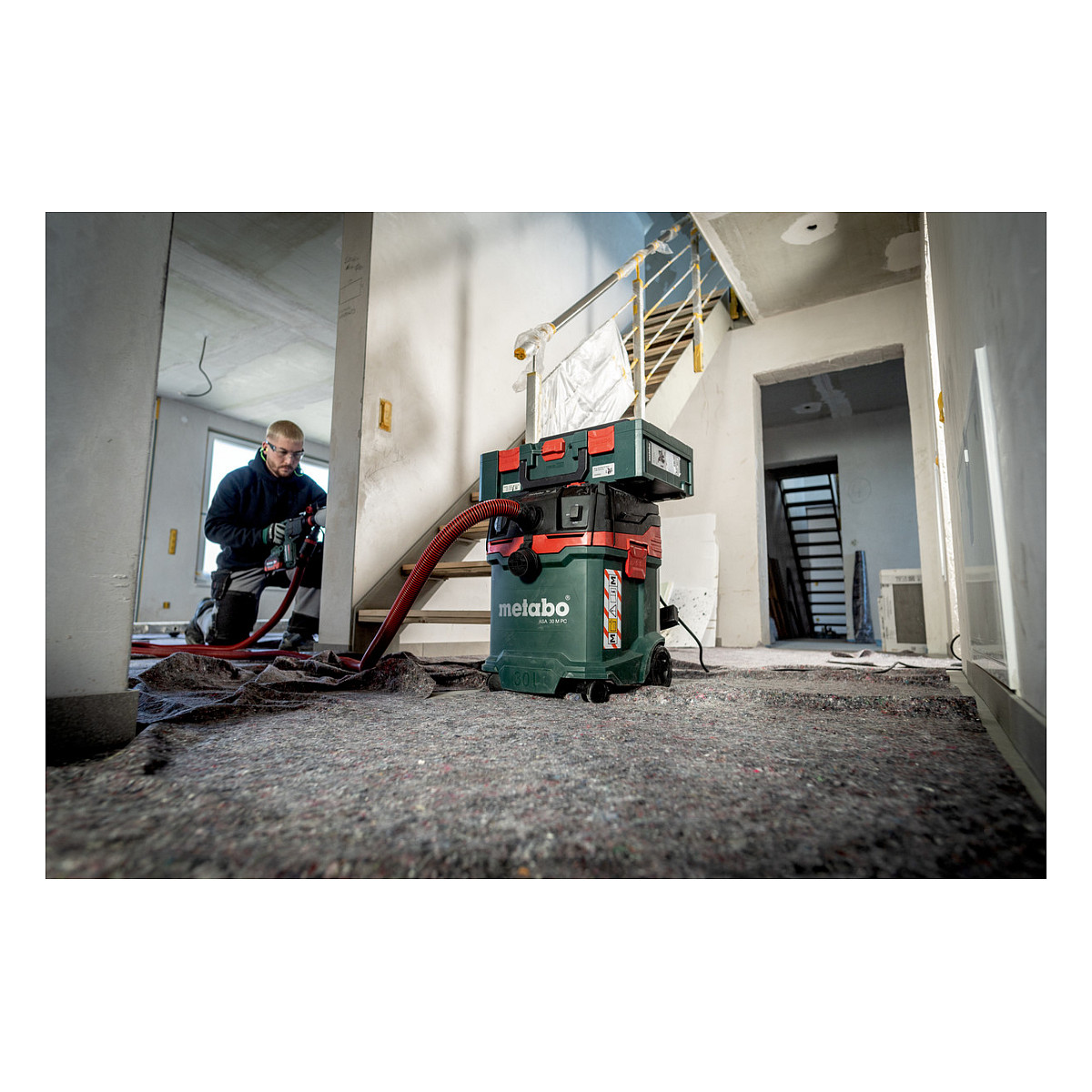 Industrijski usisavač METABO ASA 30 M PC (1200W, 30L, klasa M)-8