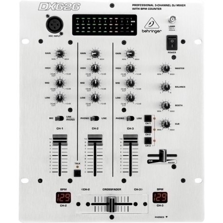DJ kontroler BEHRINGER DX626 (3 kanala, siva boja)-4