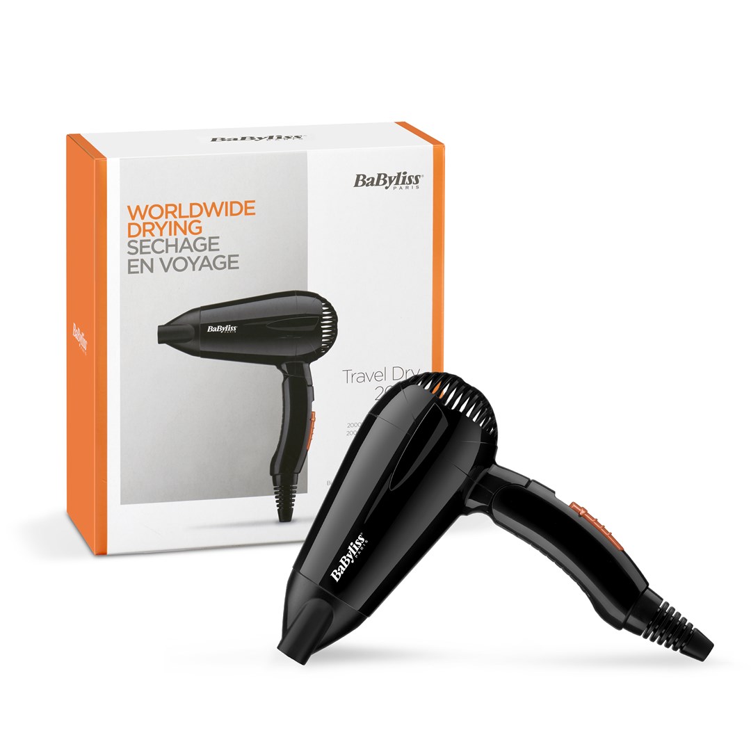 Sušilo za kosu BABYLISS 5344E Travel Dry 2000 2000 W crno-4