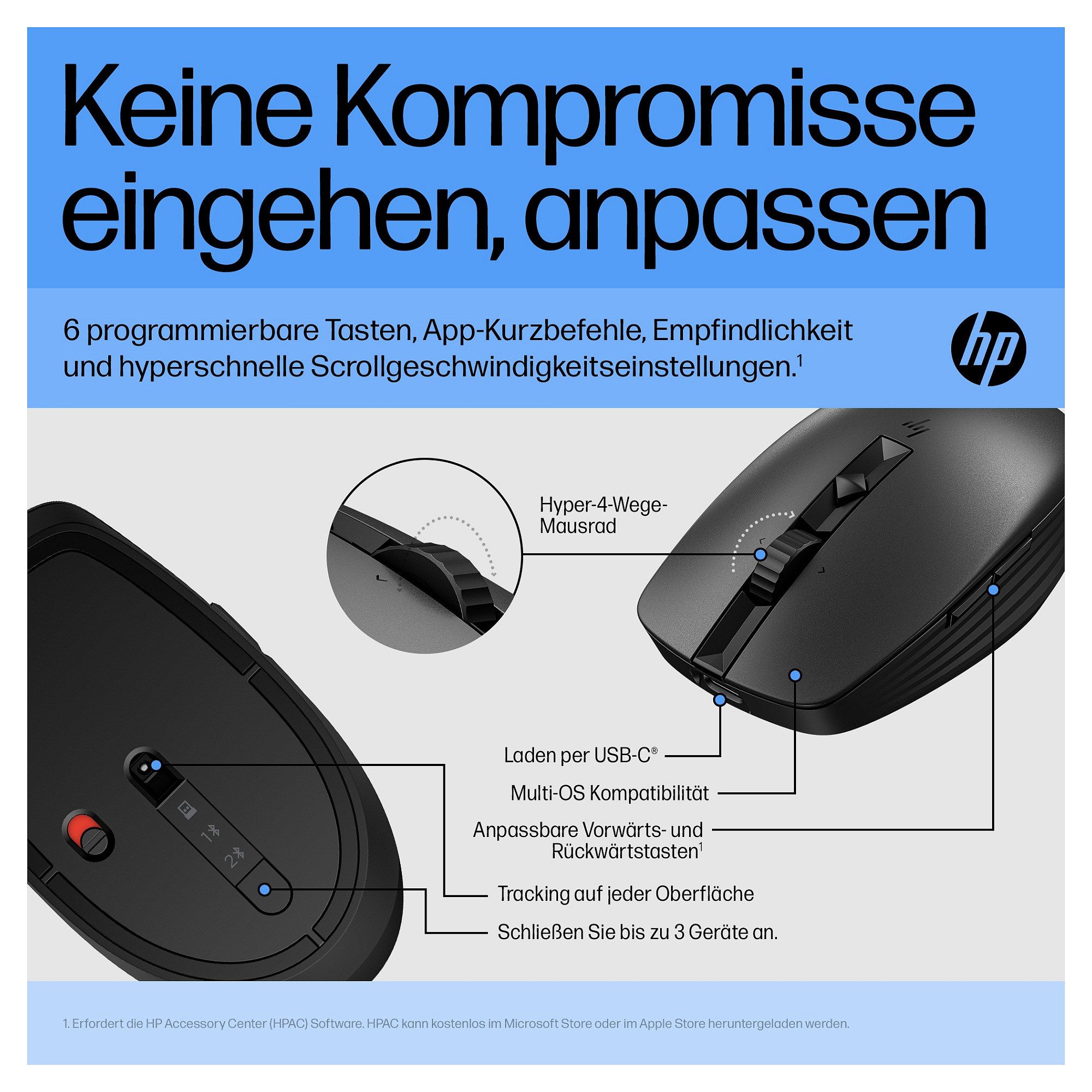 HP 710 Rechargeable Silent Mouse-17