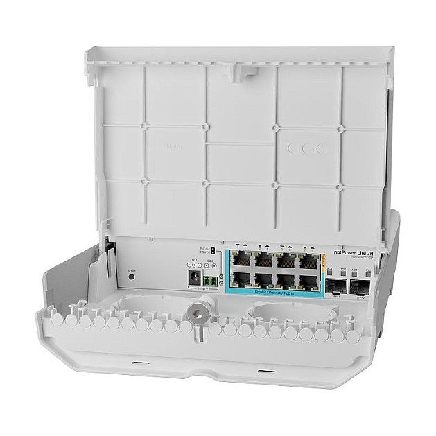 Switch MIKROTIK netPower Lite 7R (CRS318-1Fi-15Fr-2S-OUT) (7x Reverse PoE, 2x SFP, vanjski)-1