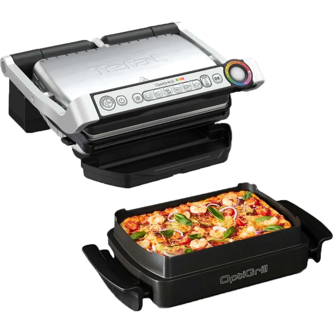 Električni grill TEFAL OptiGrill+ GC714D-1