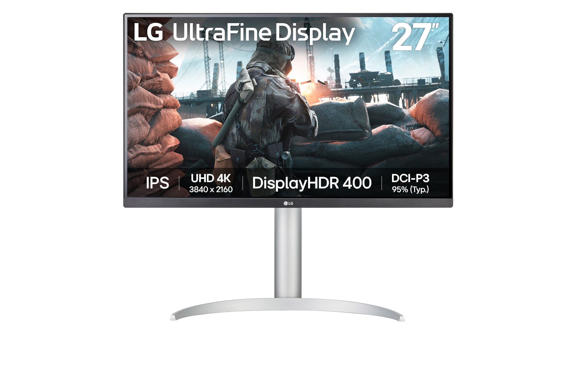 Monitor LG 27UP650K-W.AEU (27", 4K Ultra HD, LED, Bijeli)-1