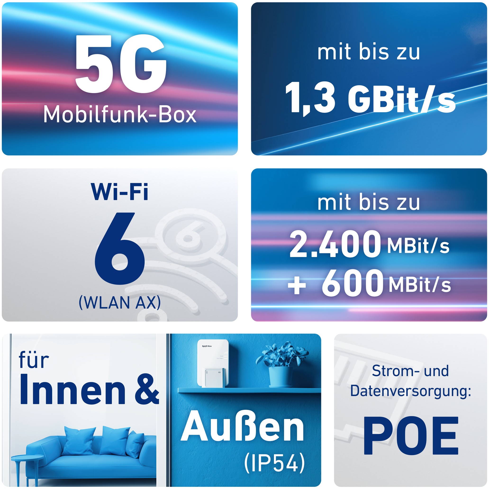 Mrežni ruter FRITZ!BOX 6860 5G-6