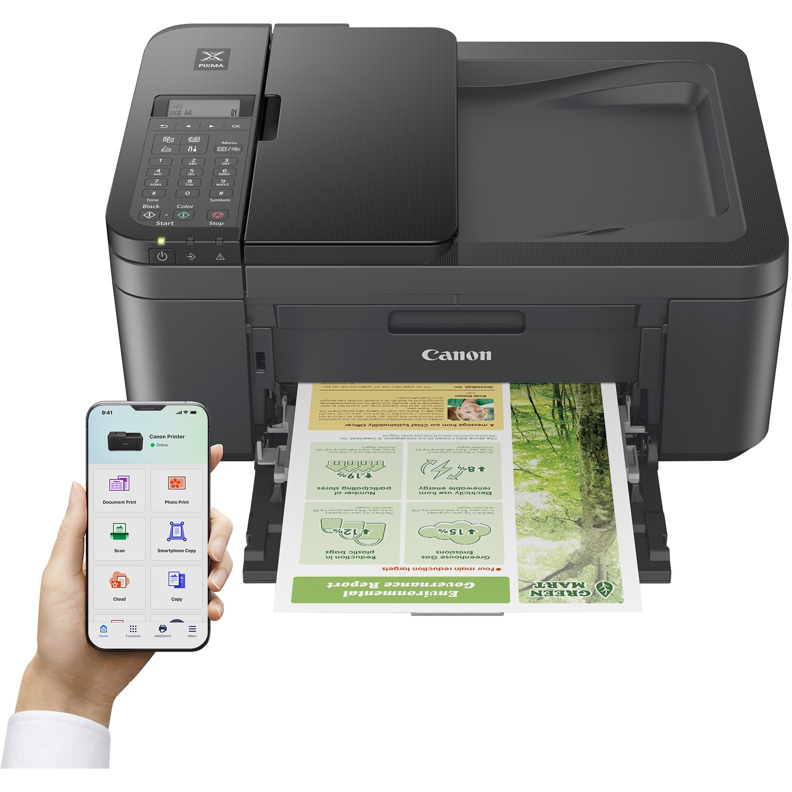 Pisač CANON PIXMA TR4755i (Inkjet, A4, 4800 x 1200 DPI, Wi-Fi)-2