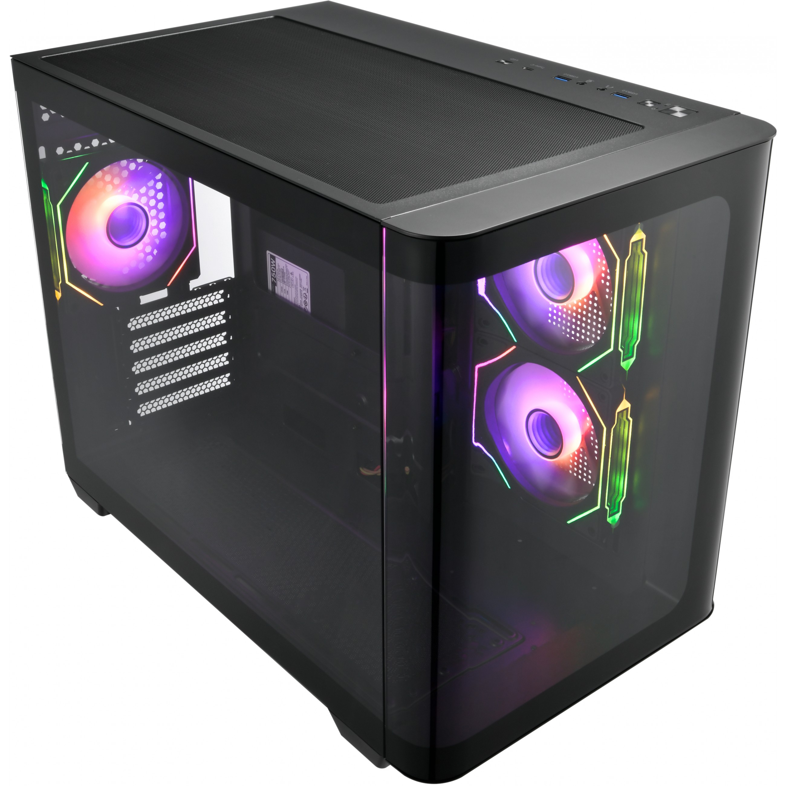 Kućište za računalo FORTRON FSP Geh Mini S380-BA (Micro-ATX/Mini-ITX, bez PSU)-2