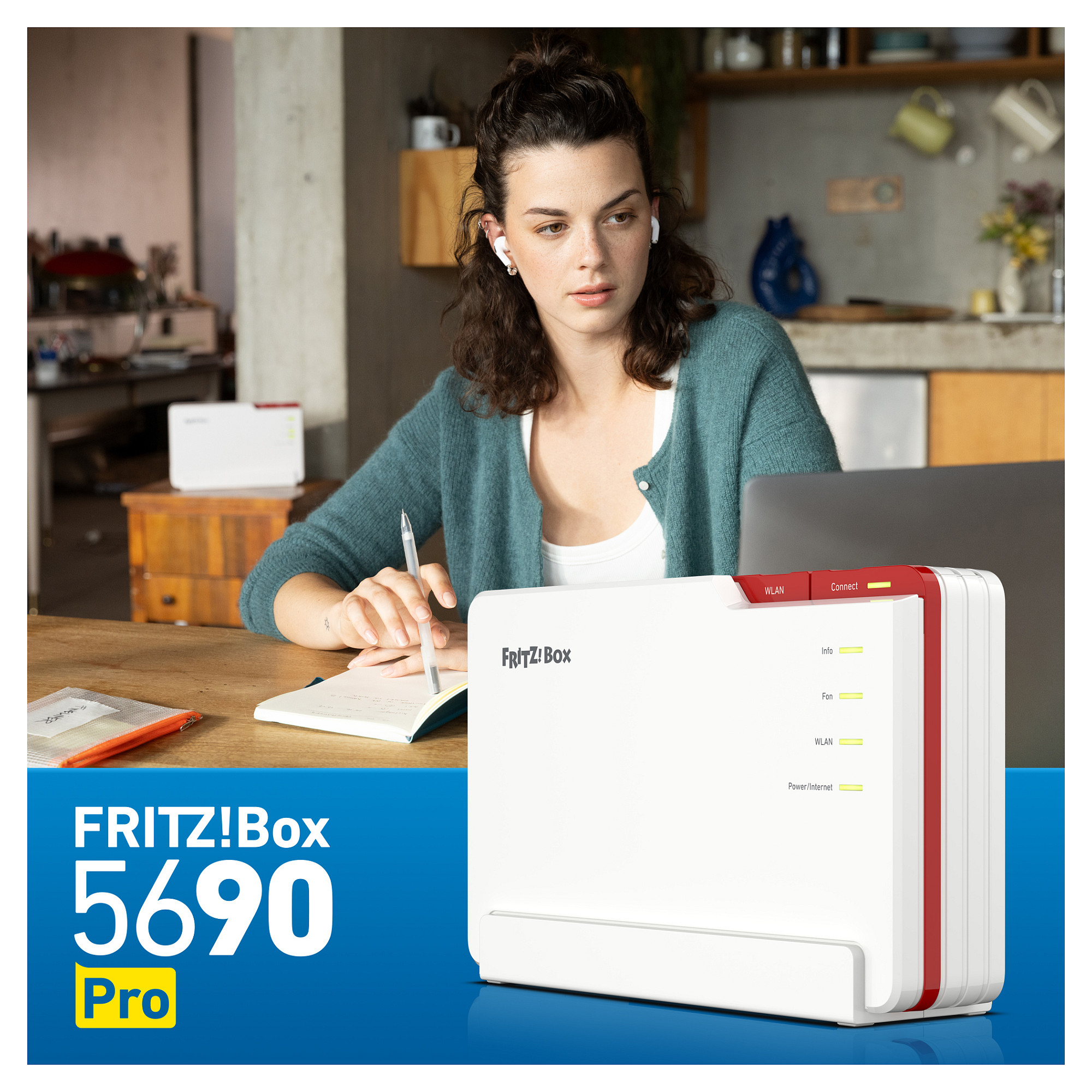 Bežični router FRITZ!BOX 5690 Pro (Gigabit Ethernet, Tri-band 2.4 GHz / 5 GHz / 5 GHz, Bijeli)-11