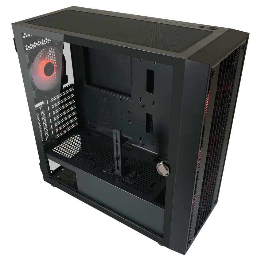 Kućište LC-POWER LC-810B-ON (midi tower, crna)-3