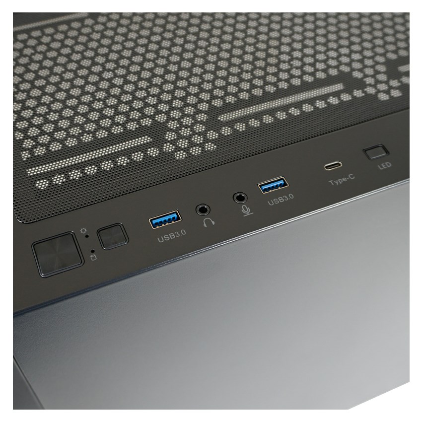 Kućište LC-POWER LC-810B-ON (midi tower, crna)-7