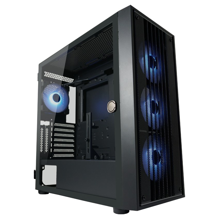 Kućište LC-POWER LC-810B-ON (midi tower, crna)-0