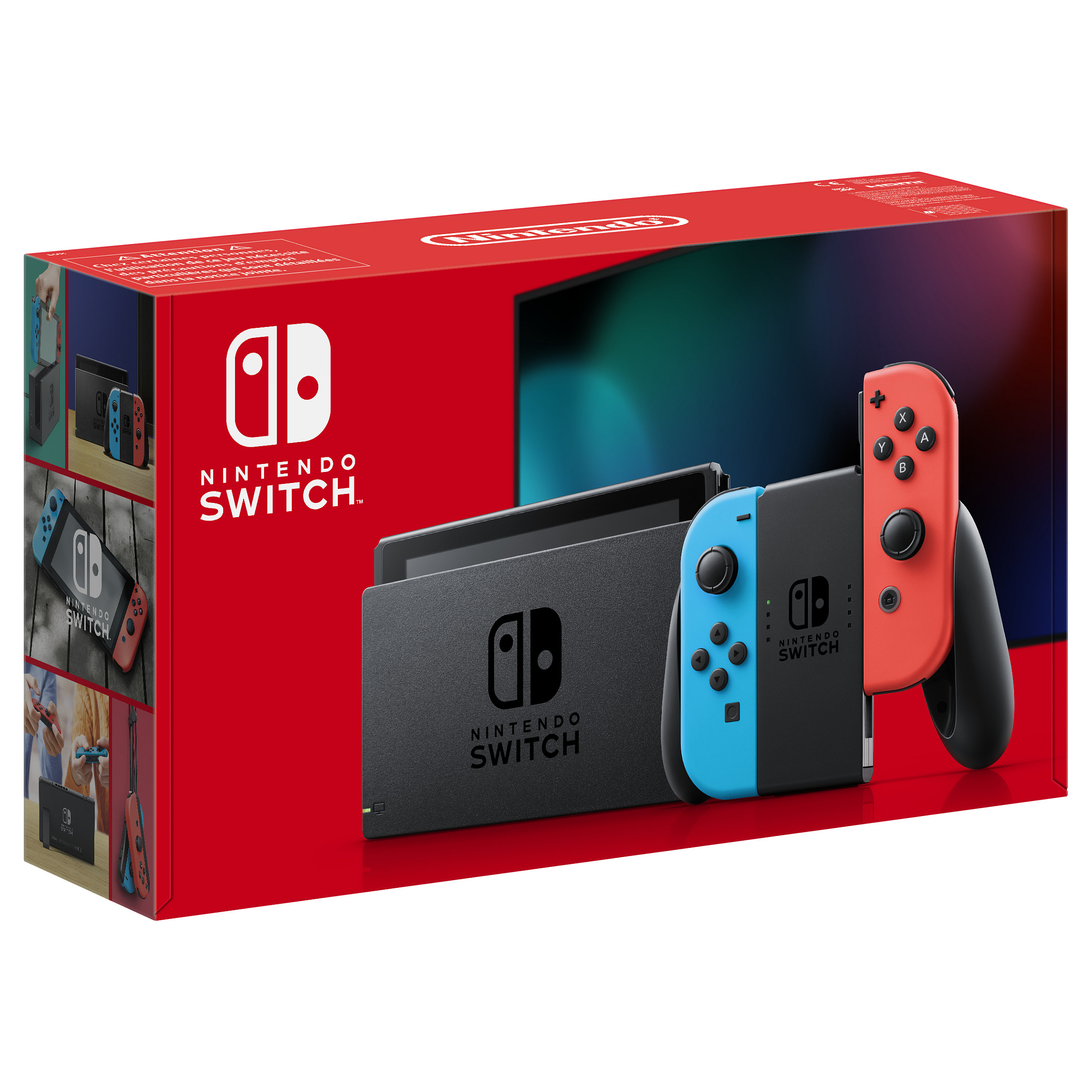 Konzola NINTENDO Switch portable game console (15.8 cm, 32 GB, touchscreen, Wi-Fi, plava, siva, crvena)-0
