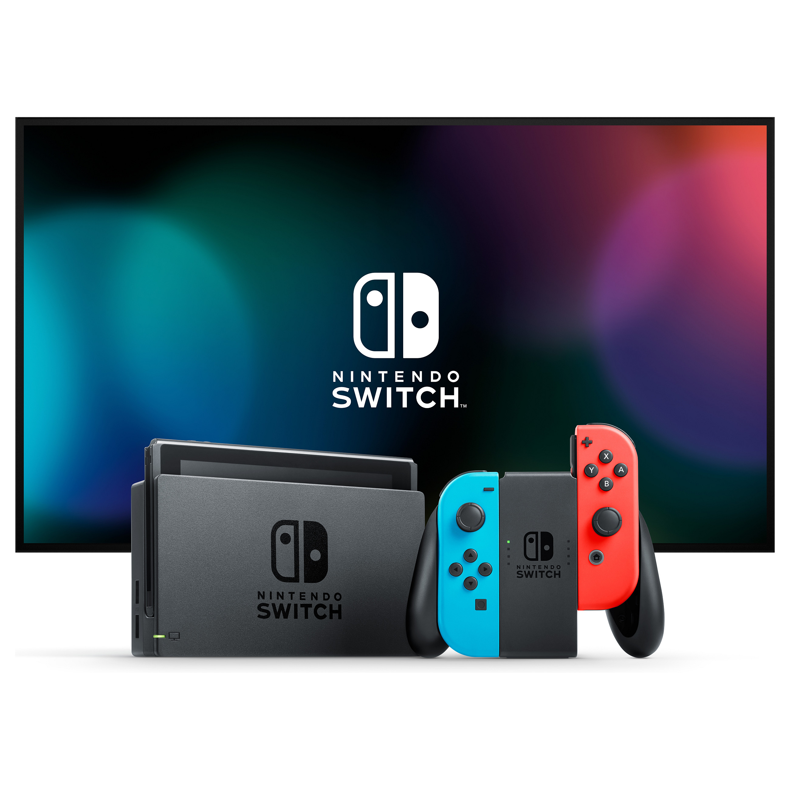 Konzola NINTENDO Switch portable game console (15.8 cm, 32 GB, touchscreen, Wi-Fi, plava, siva, crvena)-1