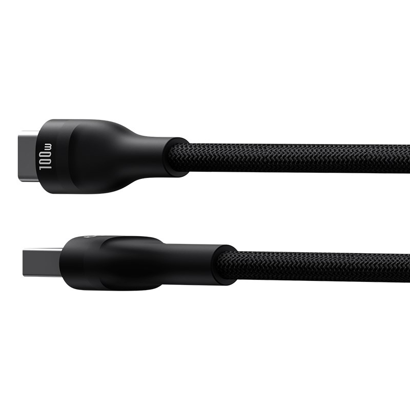 Kabel Baseus Flash 2 (USB A na USB C, brzo punjenje, 2 m, 100 W, crna boja)-1