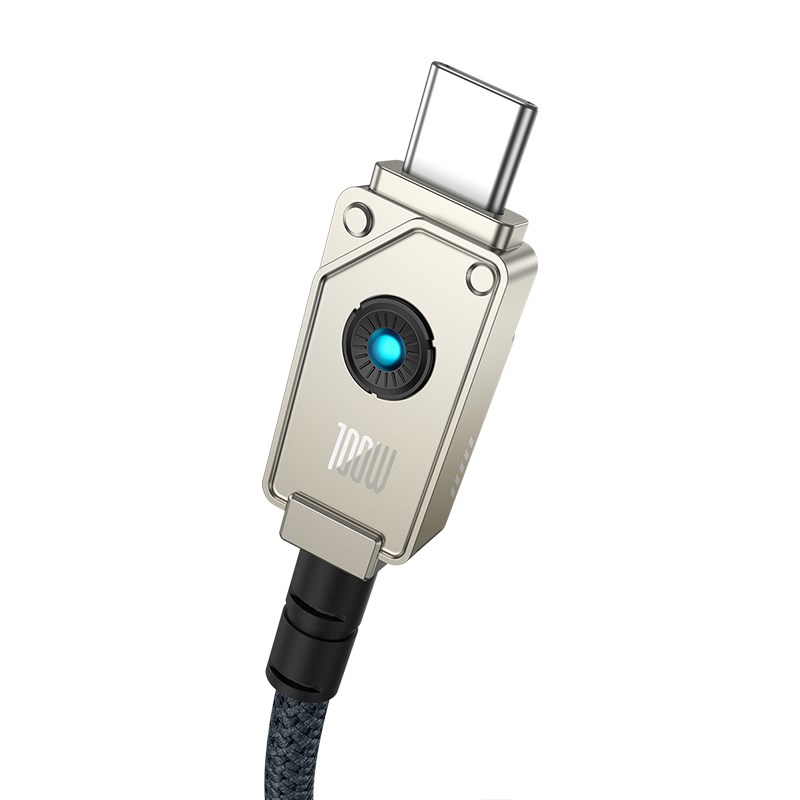 Baseus Unbreakable USB A to USB C cable 2 m 100 W White-3