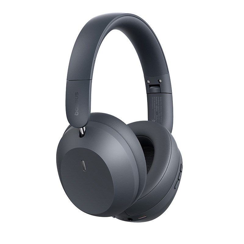 Slušalice BASEUS Bass 35 Max (Bluetooth, in-ear, USB-C, žičane i bežične, siva)-2