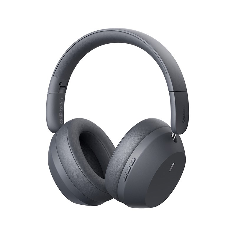 Slušalice BASEUS Bass 35 Max (Bluetooth, in-ear, USB-C, žičane i bežične, siva)-0