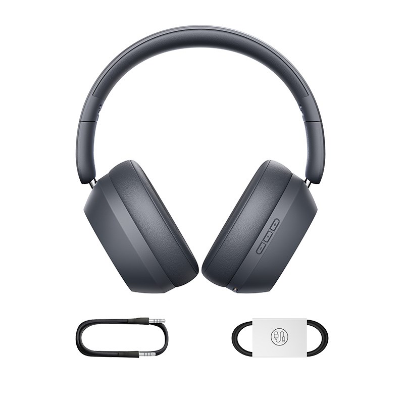 Slušalice BASEUS Bass 35 Max (Bluetooth, in-ear, USB-C, žičane i bežične, siva)-3