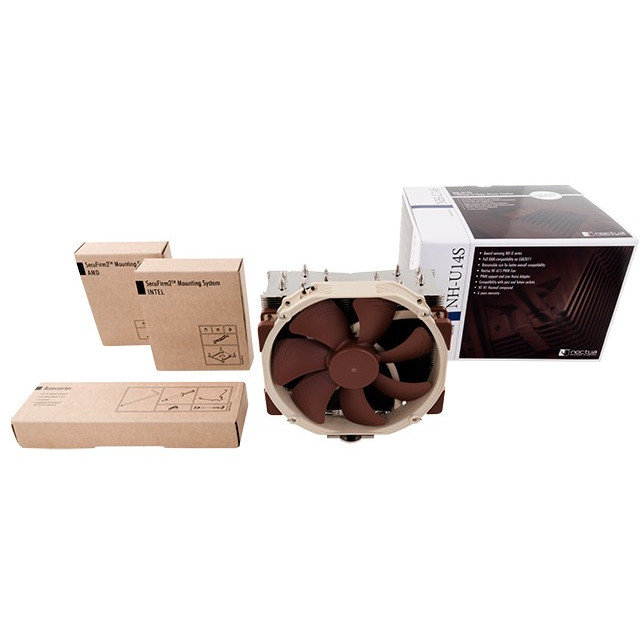Hladnjak NOCTUA NH-U14S 12 cm smeđa, nehrđajući čelik-3