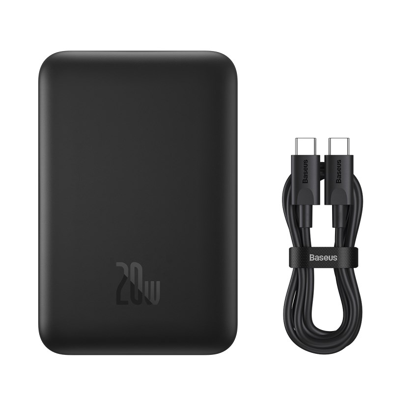 Baseus P10059001113-00 Lithium polymer (LiPo) power bank 10000 mAh Wireless charging Black-0