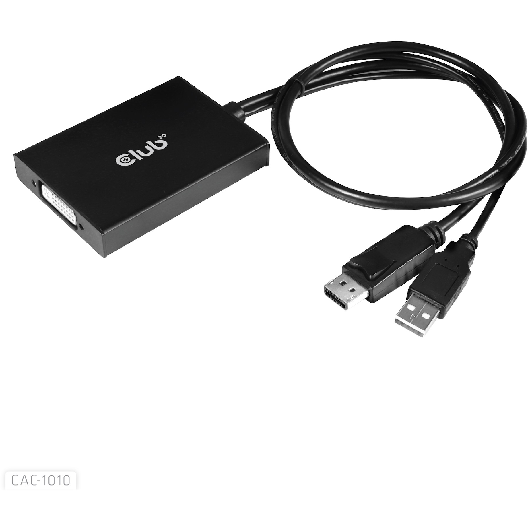 Adapter CLUB 3D DisplayPort to Dual Link DVI-D HDCP ON aktivni M/F-0