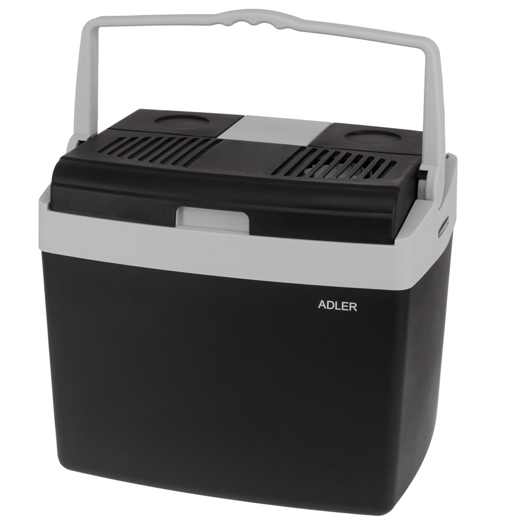 Prijenosni hladnjak ADLER AD 8091 (Kapacitet 25 litara, Hlađenje i grijanje, ECO i MAX način rada, DC 12V i AC 230V napajanje)-0