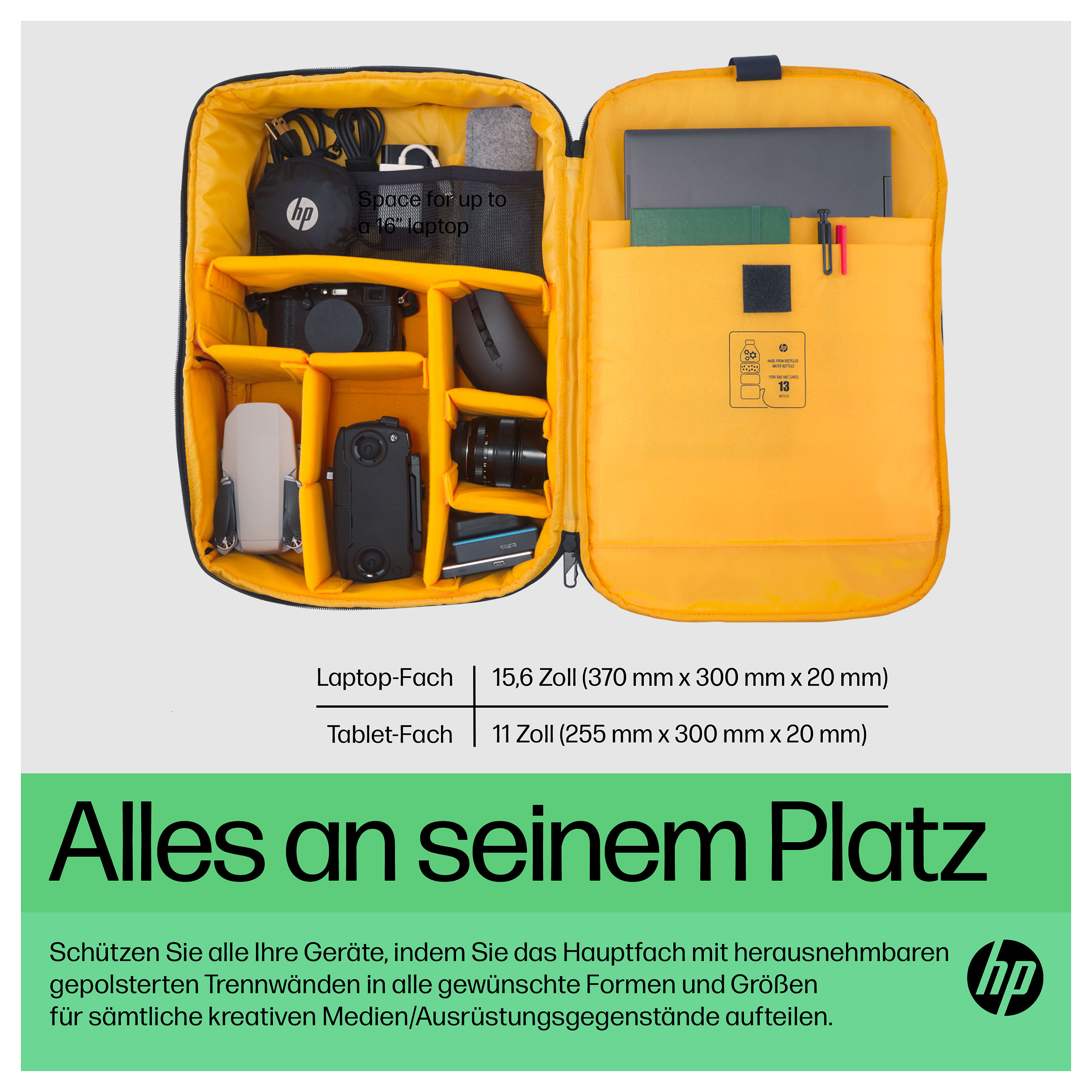Ruksak za laptop HP Creator 16.1-inch 16.1" plava boja-12