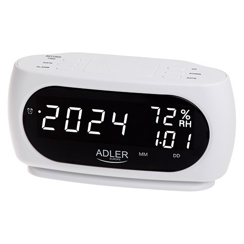 Budilica ADLER AD 1186 bijela-4