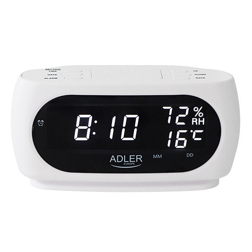 Budilica ADLER AD 1186 bijela-0