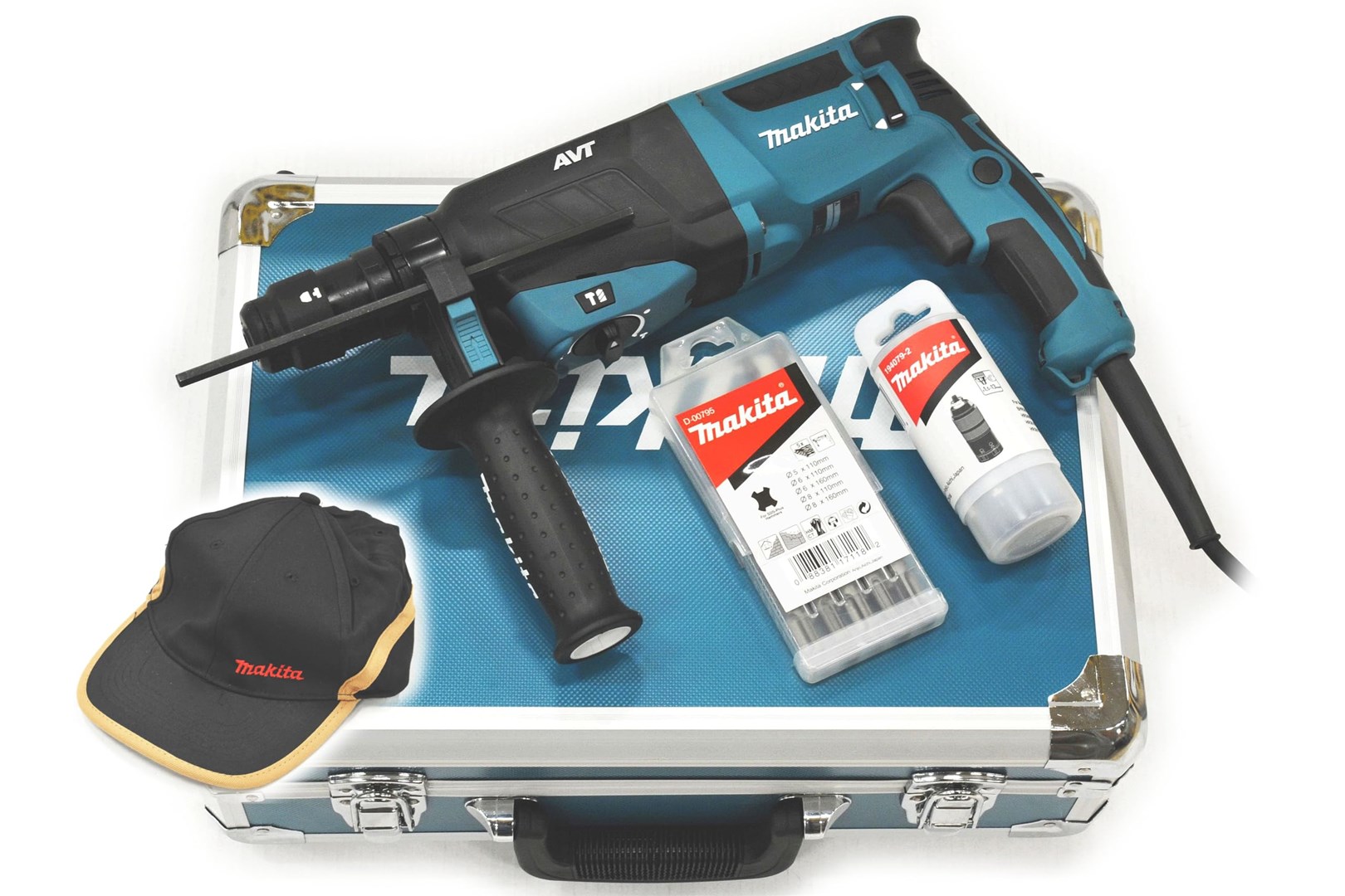 Bušaći čekić MAKITA HR2631FT13 (800W, SDS-PLUS, set pribora)-0