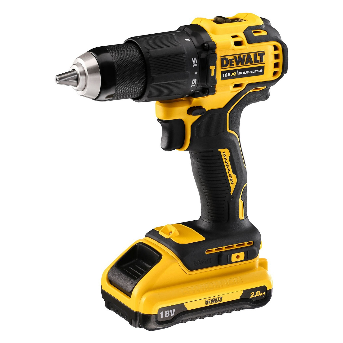 Dewalt DCD709D2T impact wrench with battery and charger-0