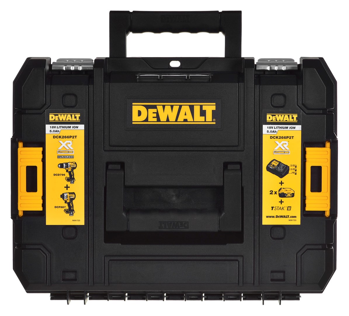 Alatni komplet DEWALT DCK266P2T (DCD796+DCF887) 2x5,0Ah 18V-19