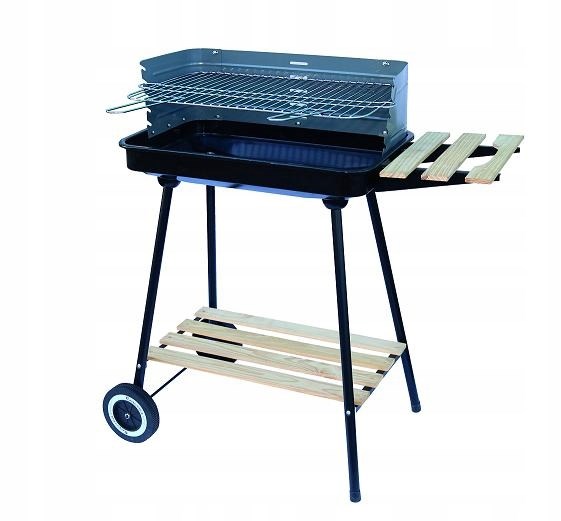 Roštilj na ugljen MASTER GRILL MG905 s bočnom policom-0