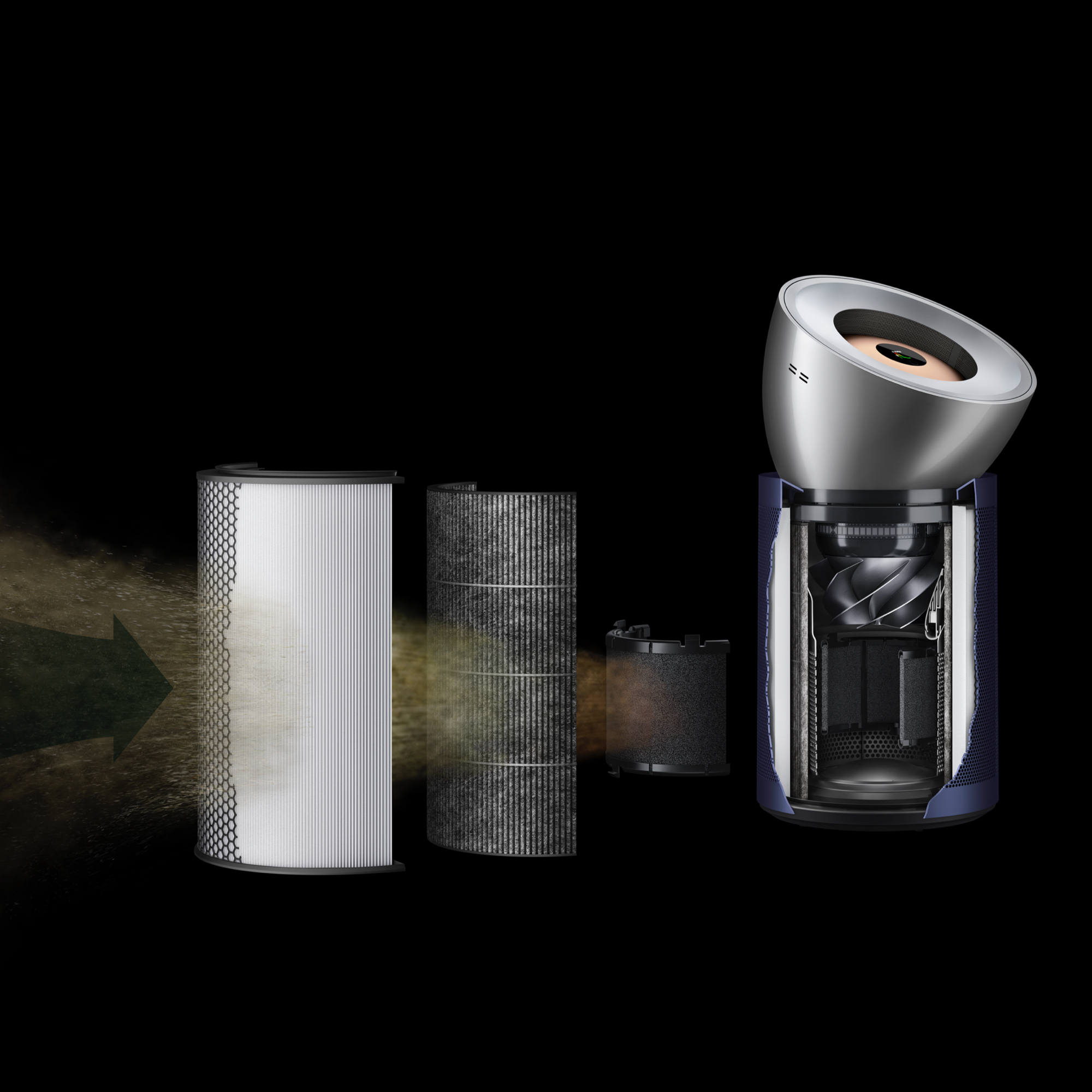 Pročišćivač zraka DYSON Big+Quiet Formaldehyde BP03 (410639) Bright Nickel/Dark Blue-5
