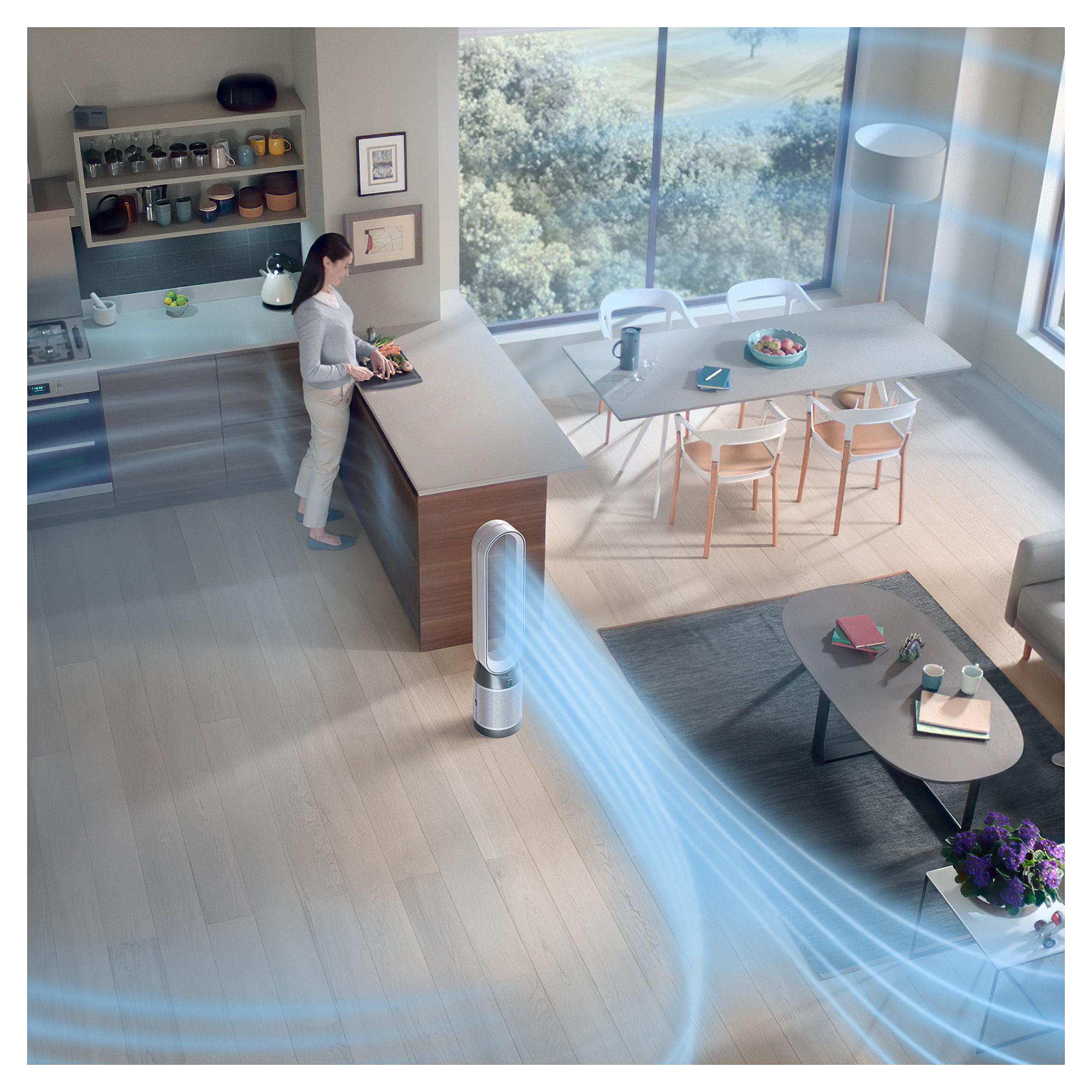 Pročišćivač zraka i ventilator DYSON Purifier Cool Gen1 TP10 White/White, 454843-11