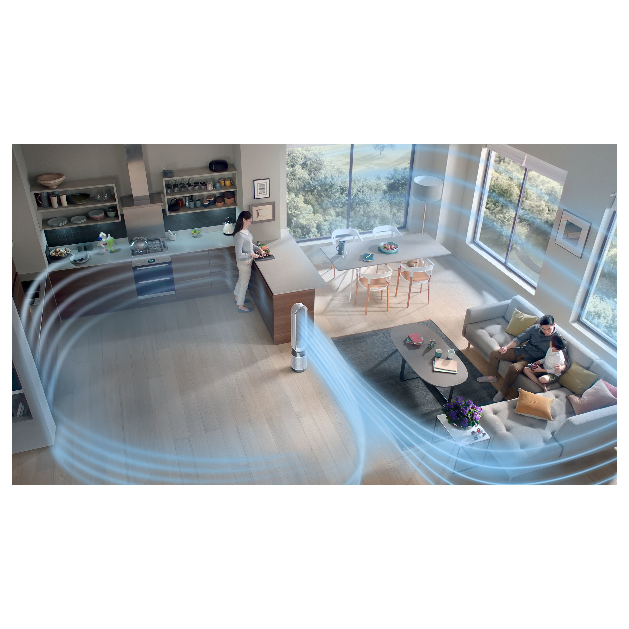 Pročišćivač zraka i ventilator DYSON Purifier Cool Gen1 TP10 White/White, 454843-21