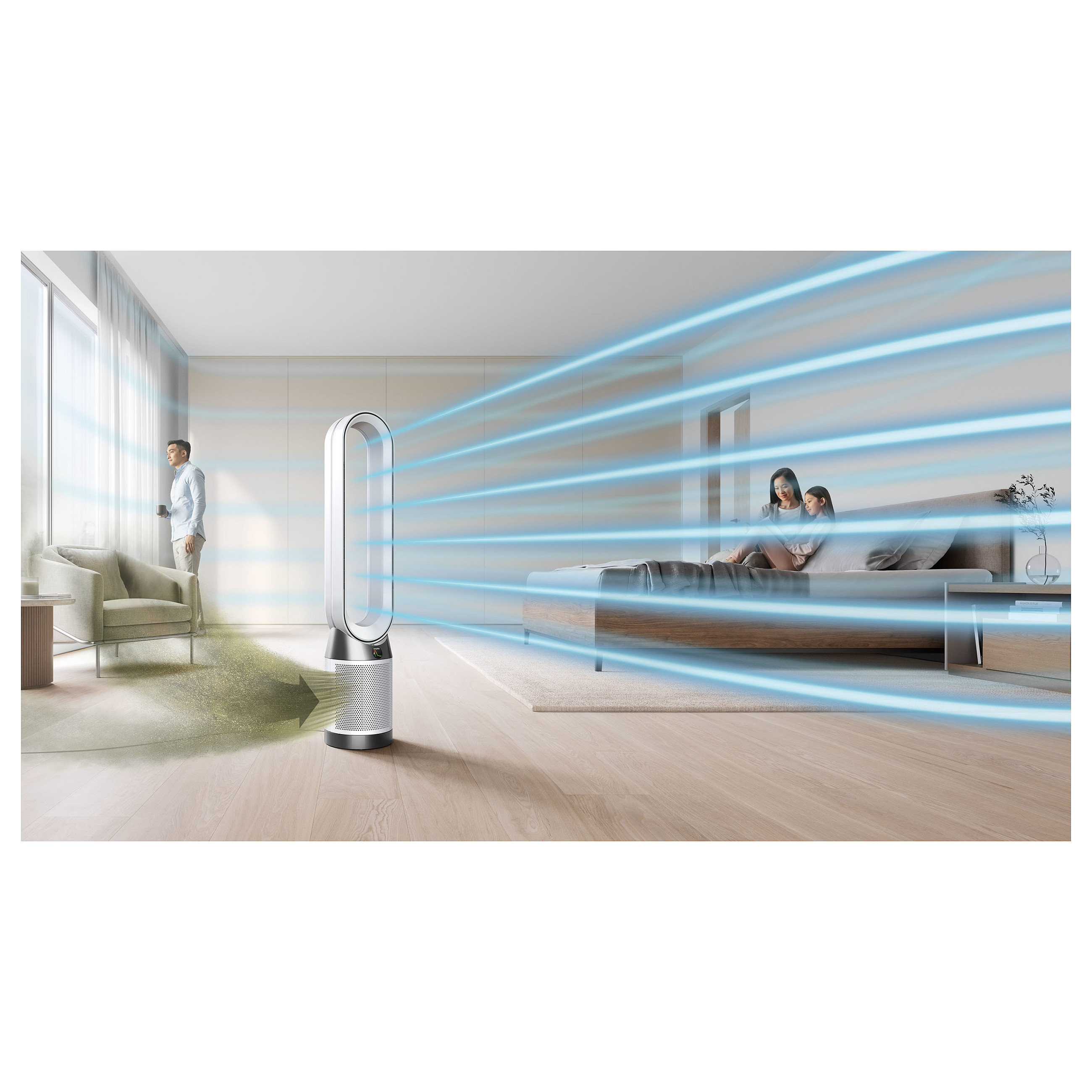 Pročišćivač zraka i ventilator DYSON Purifier Cool Gen1 TP10 White/White, 454843-22